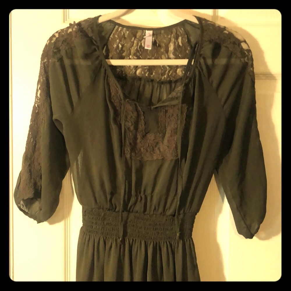 Xhilaration Green Dress